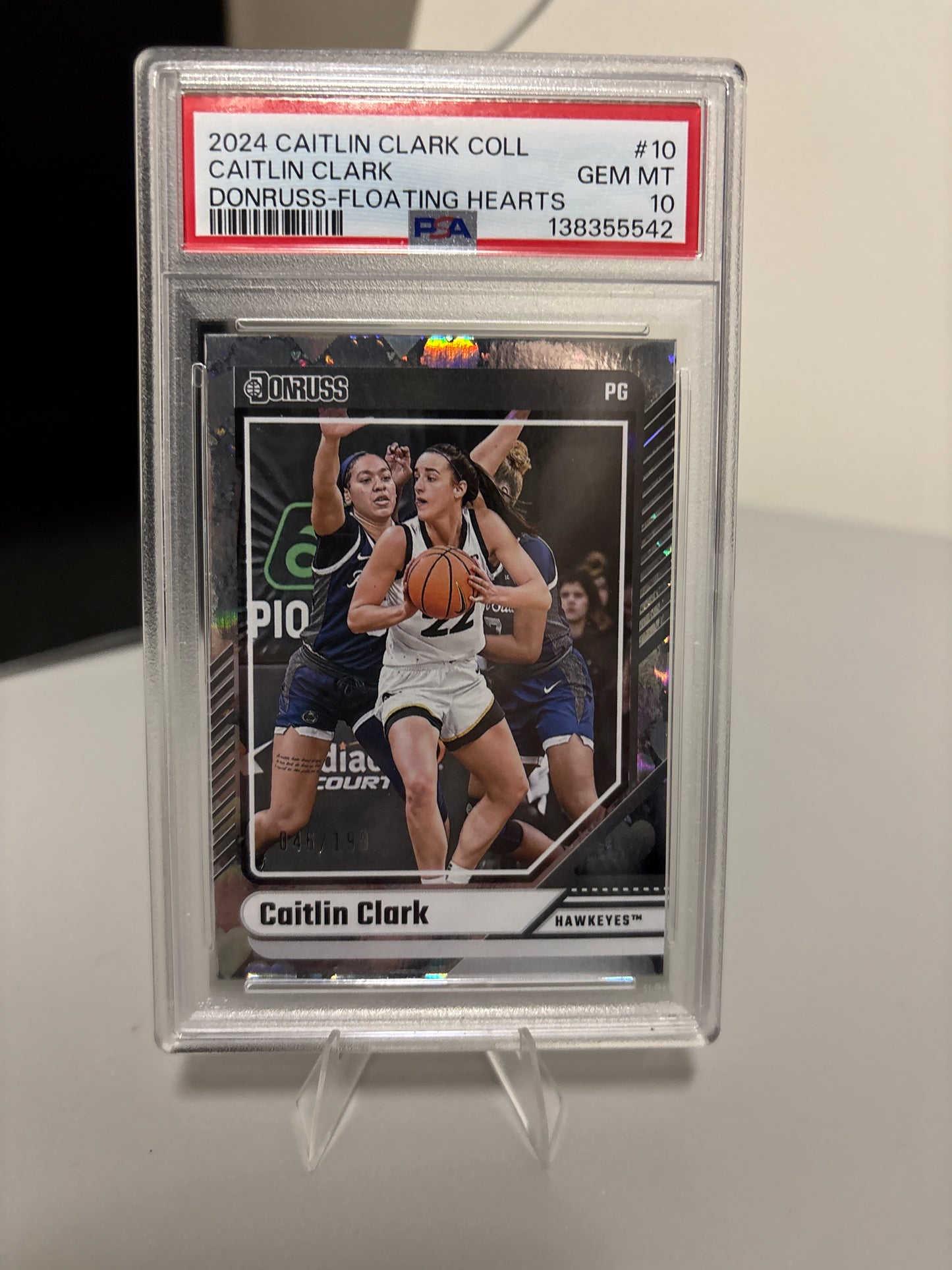 2024 Caitlin Clark Coll psa 10