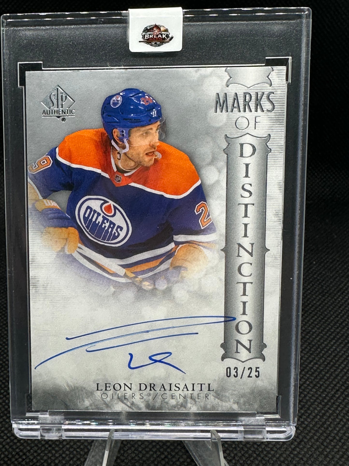 2023/24 SP Authentic Distinctions Auto Leon Draisaitl /25