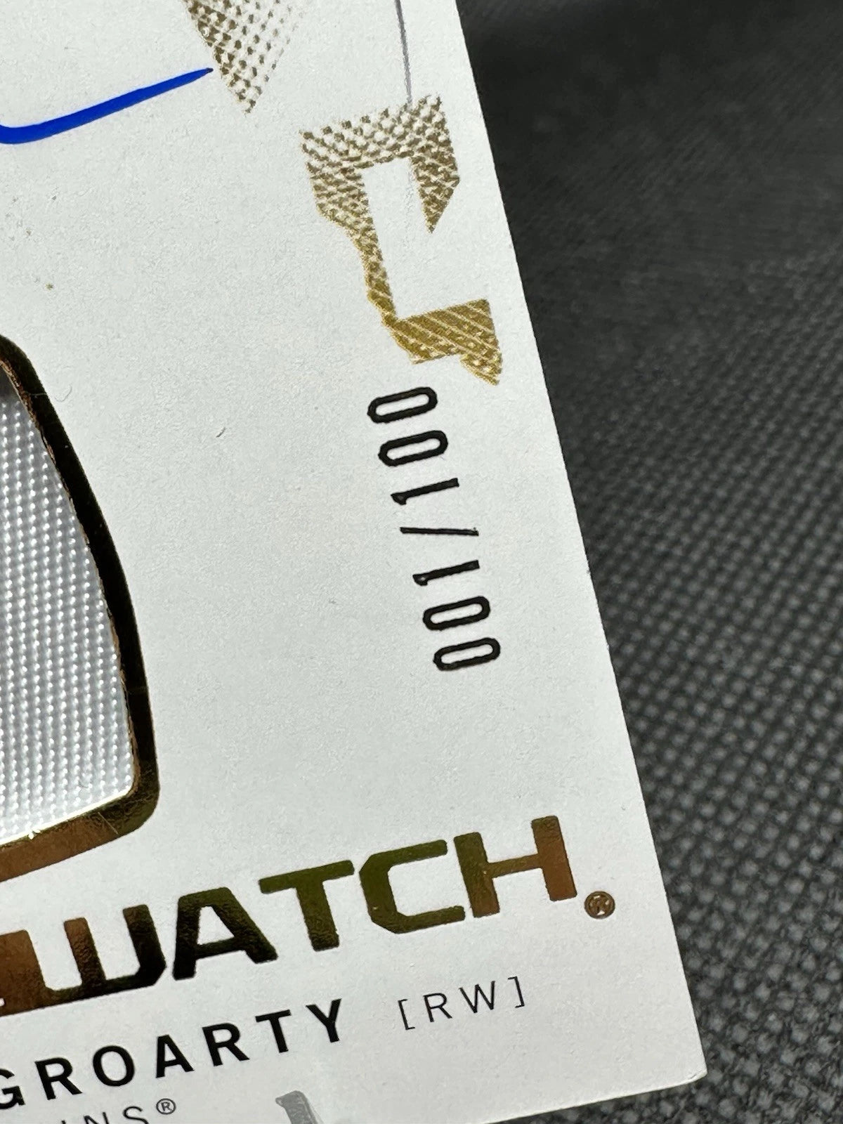 2024 SP Authentic Future Watch Patch Auto Rutger McGroarty 1/100 - First Print