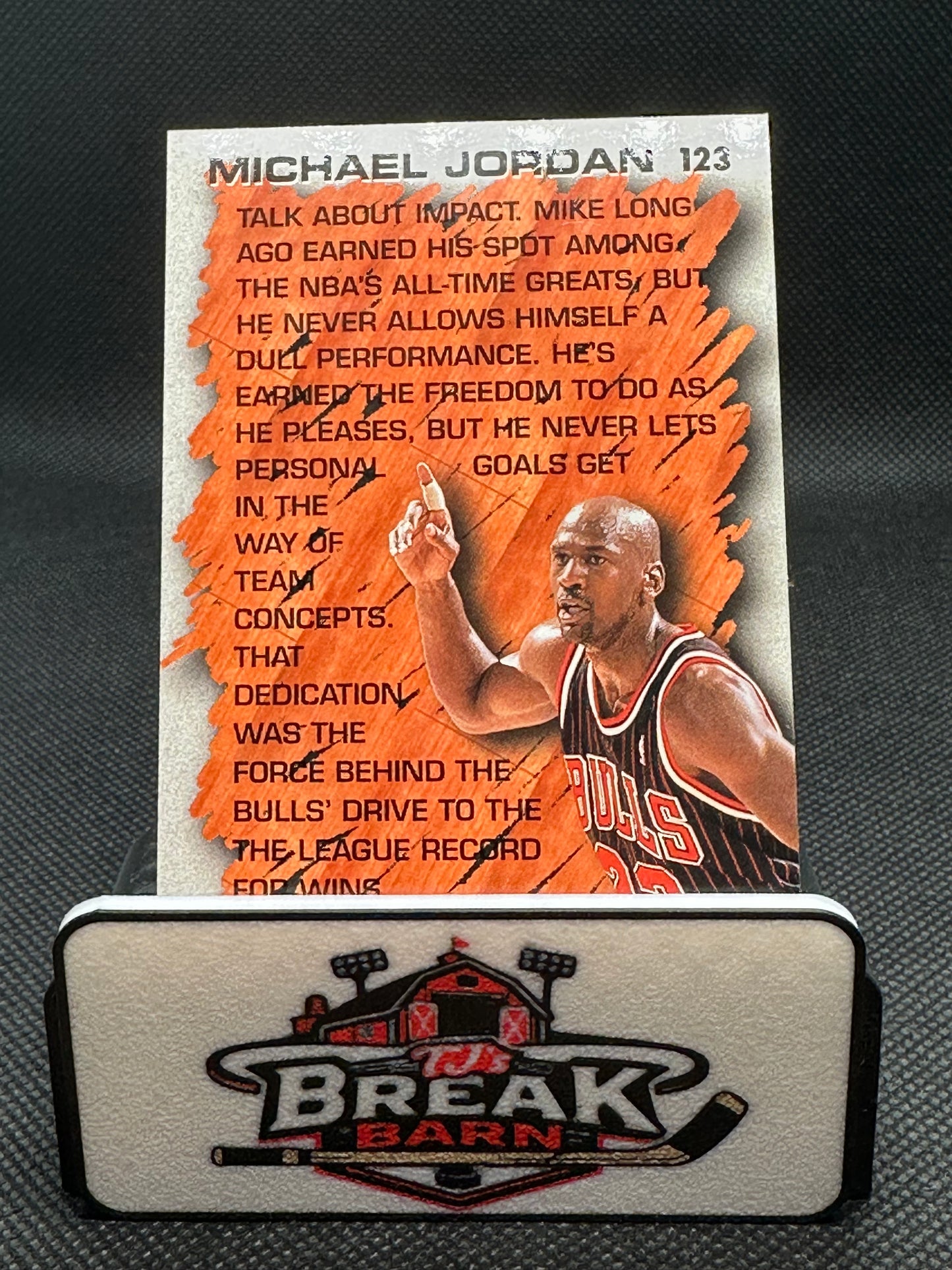 1996/1997 Fleer Michael Jordan Hardwood Leader #123