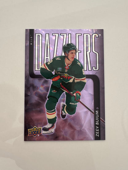 2025-26 Upper Deck Series 2 Holiday Zeev Buium Purple Dazzler DZ-93