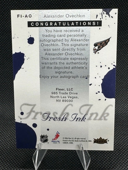 2006 Fleer Ultra Alex Ovechkin Fresh Ink #F1-AO