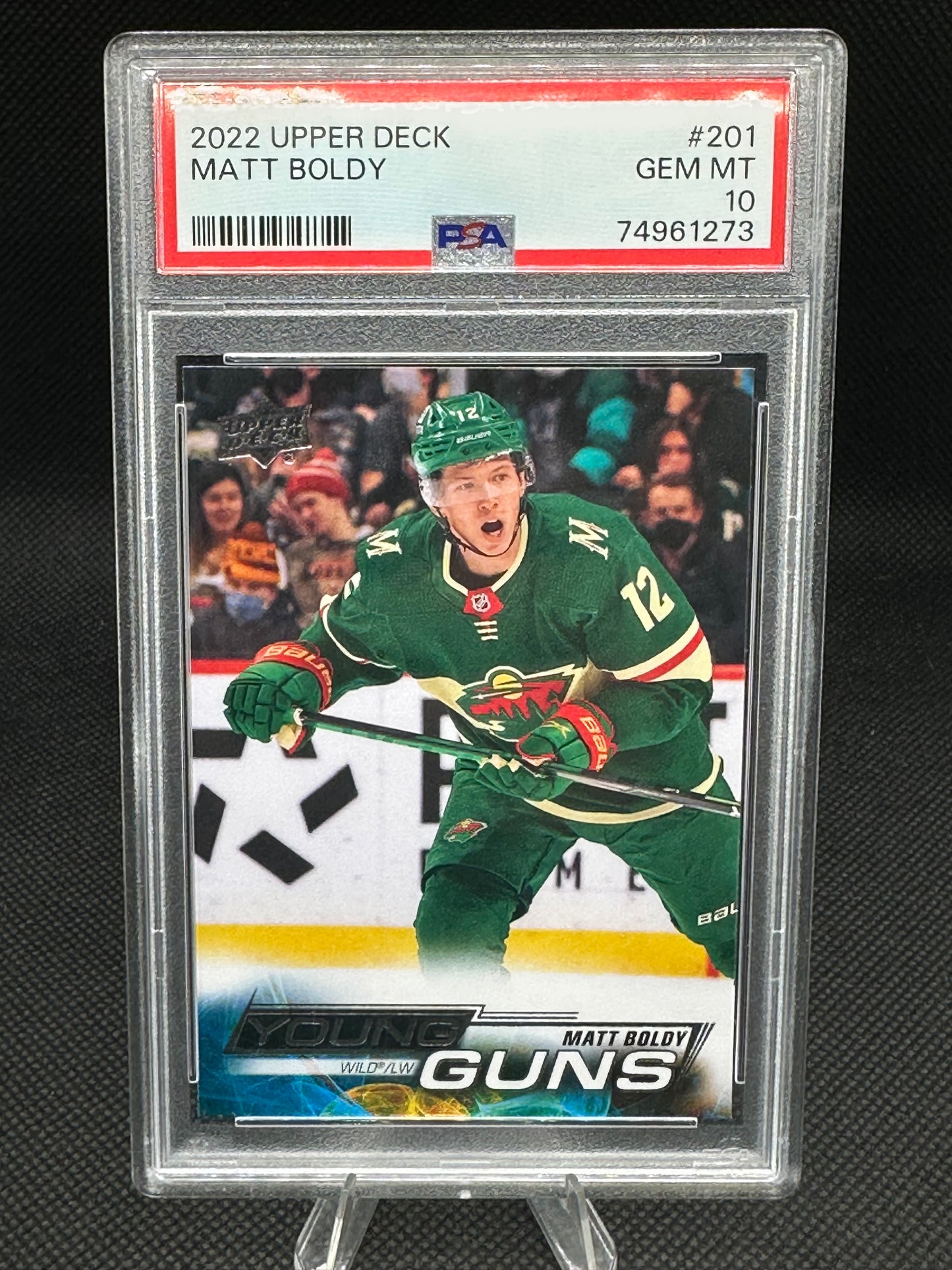 2023/24 Young Guns Matt Boldy PSA 10