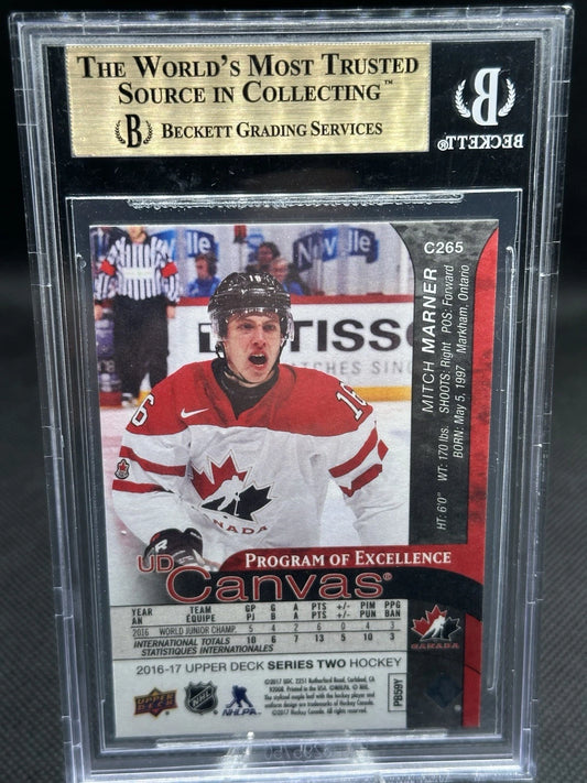 2016/17 Mitch Marner Upper Deck Canvas Rookie BGS 9.5