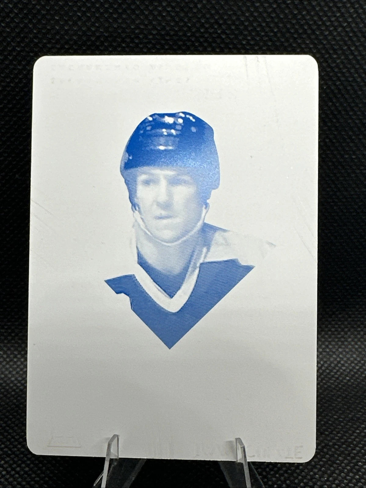 2017/18 Leaf Hockey Cyan Gold Leaf Legends Darryl Sittler Printing Plate 1/1