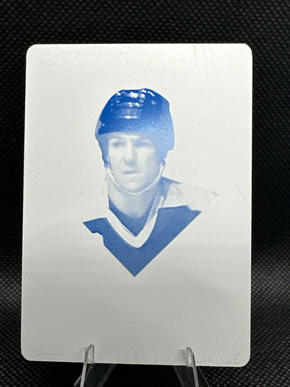 2017/18 Leaf Hockey Cyan Gold Leaf Legends Darryl Sittler Printing Plate 1/1
