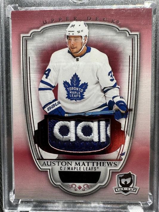 2018/19 The Cup Red Foil Patch Auston Matthews /2