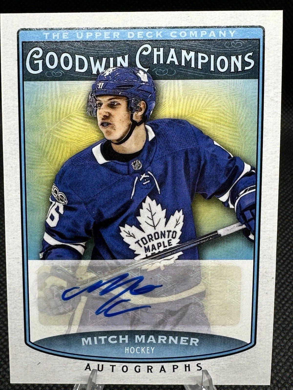 2019 Upper Deck Goodwin Champions Mitch Marner CDD Conference Preview Auto