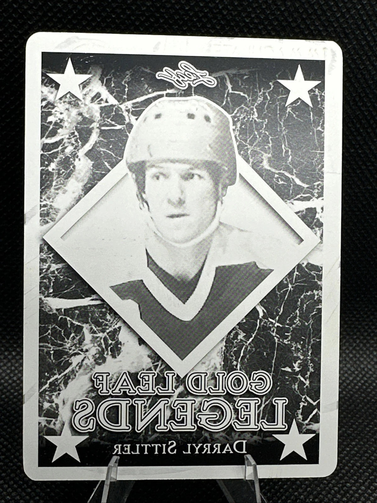 2017/18 Leaf Hockey Black Plate Darryl Sittler 1/1