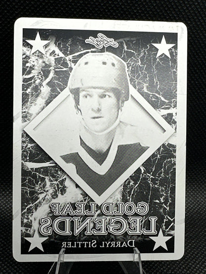 2017/18 Leaf Hockey Black Plate Darryl Sittler 1/1