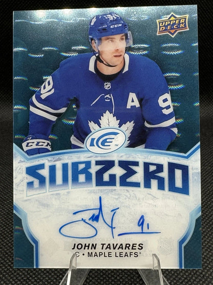 2018/19 Upper Deck Ice John Tavares Sub Zero Auto