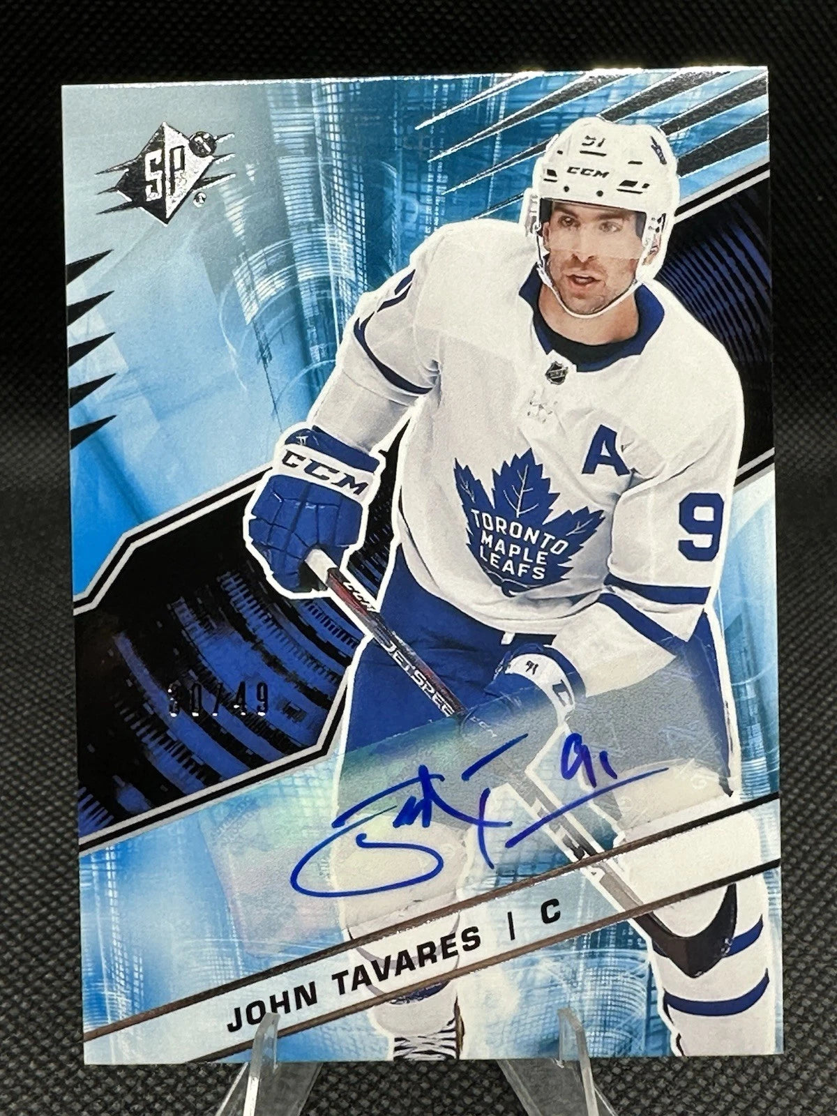 2018/19 Upper Deck SPX John Tavares Auto /49