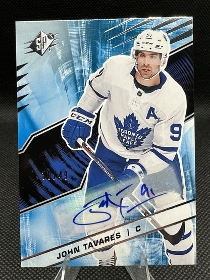 2018/19 Upper Deck SPX John Tavares Auto /49