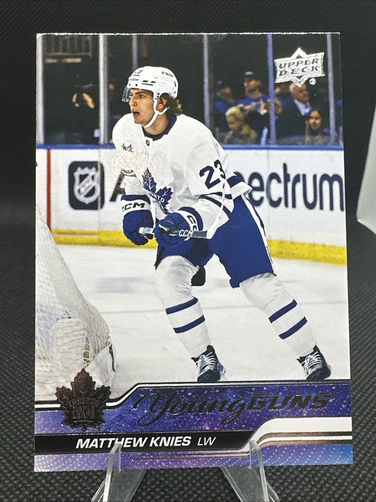 2023/24 Upper Deck Series One Matthew Knies Young Guns Rookie