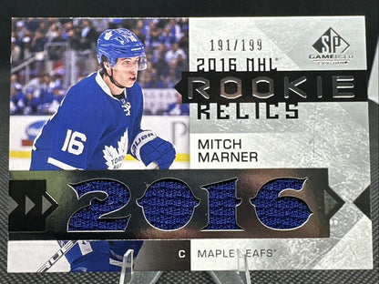 2016-17 Mitch Marner Sp Game Used Rookie Relics/199